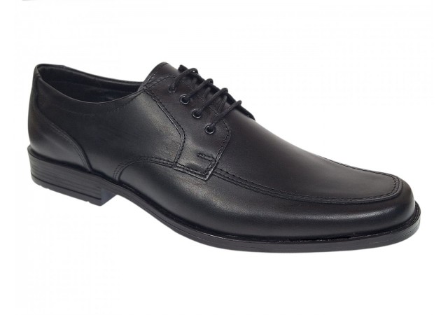 Pantofi eleganti barbati din piele naturala cu siret GKR215S